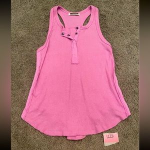 Free People knit tank top shirt, size small